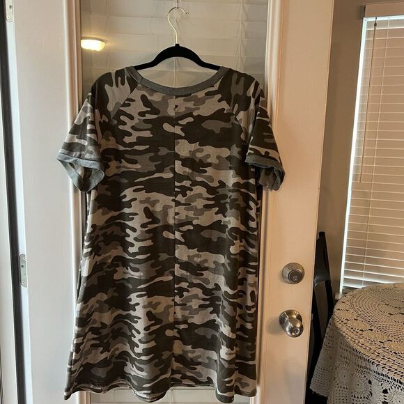 Honey me Curvy Dress XL Camouflage - Picture 2 of 4